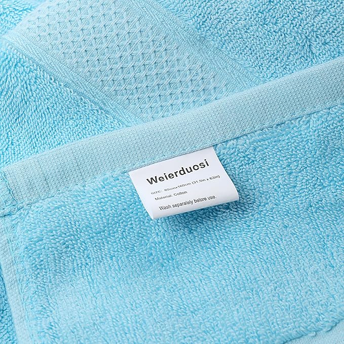 Fluffy Cotton Bath Towels Set650GSM, 2-Piece Set, Thickened and Enlarged - Image 7
