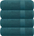 GLAMBURG Premium Cotton 4 Pack Bath Towel Set by GLAMBURG