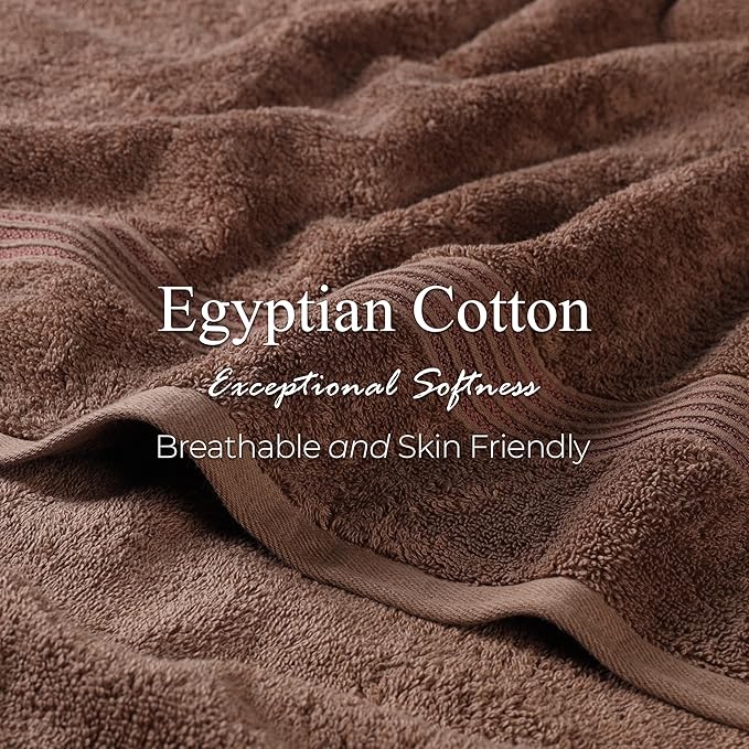 Superior Egyptian Cotton 6-Piece Towel Set, Bathroom Essentials, Towels - Image 7
