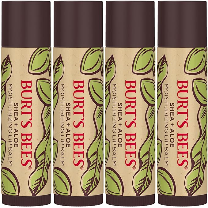 Burt's Bees Shea and Aloe Moisturizing Lip Balm, Lip Moisturizer - Image 17