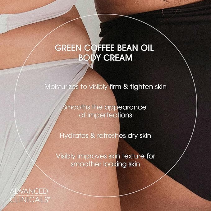 Advanced Clinicals Retinol Body Cream + Green Coffee Bean Oil Thermo - Image 8