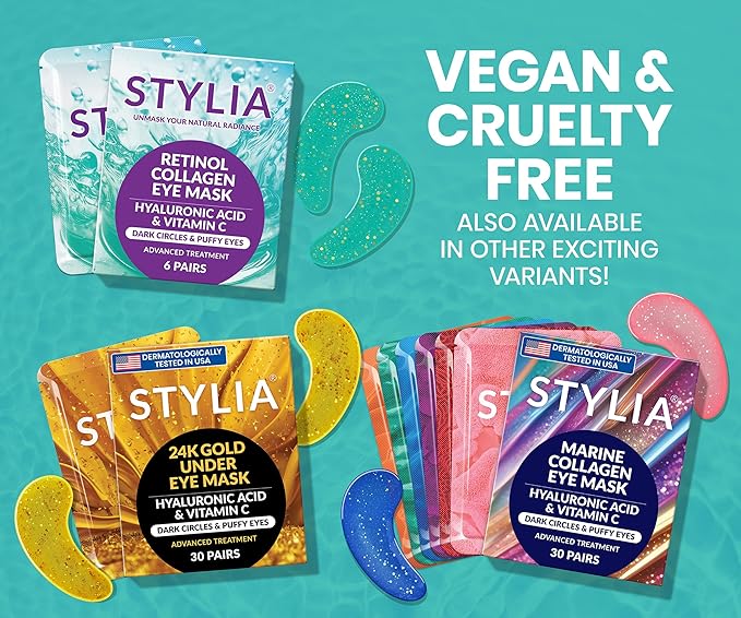 Stylia Under Eye Patches for Puffy Eyes and Dark Circles - Image 6