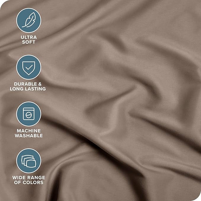 Bare Home 2-Pack Fitted Bottom Sheets Queen - Image 2