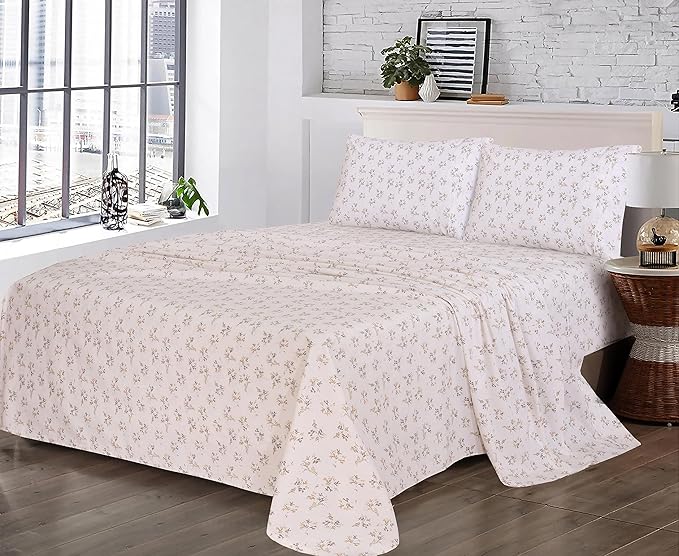 RUVANTI 100% Cotton Sheets – Queen Size Percale Bedding, Cooling & Breathable - Image 8