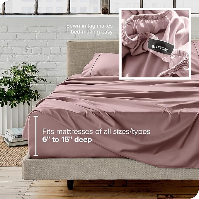 Bare Home Full XL Sheet Set - Image 5