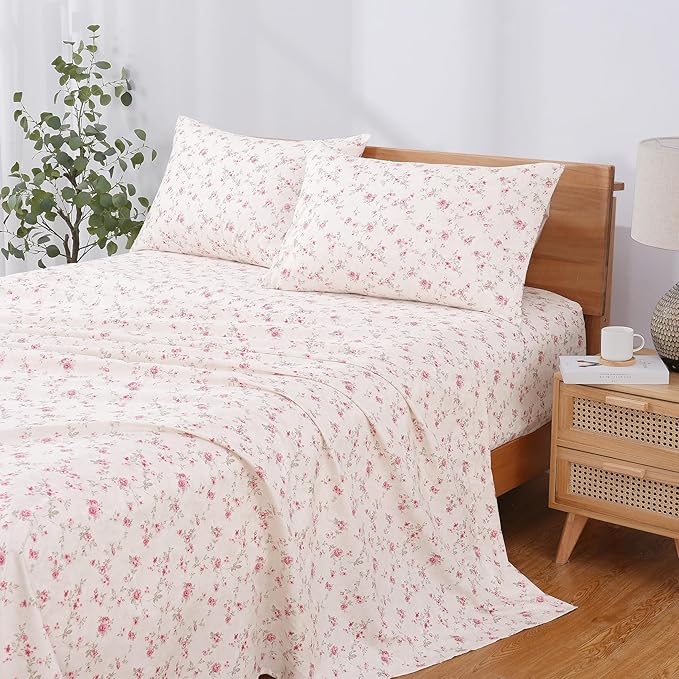 Modern Threads 4-Piece Ultra Soft Microfiber Bed Sheets Set, Wrinkle Free Sheets - Image 2