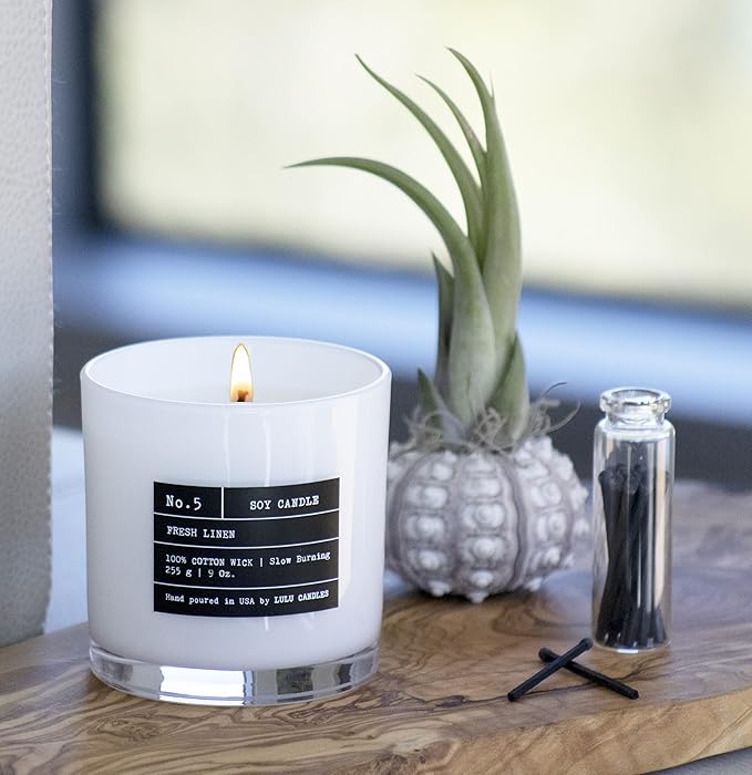 Lulu Candles | Lavender Fields | Luxury Scented Soy Jar Candle | Hand Poured in - Image 2