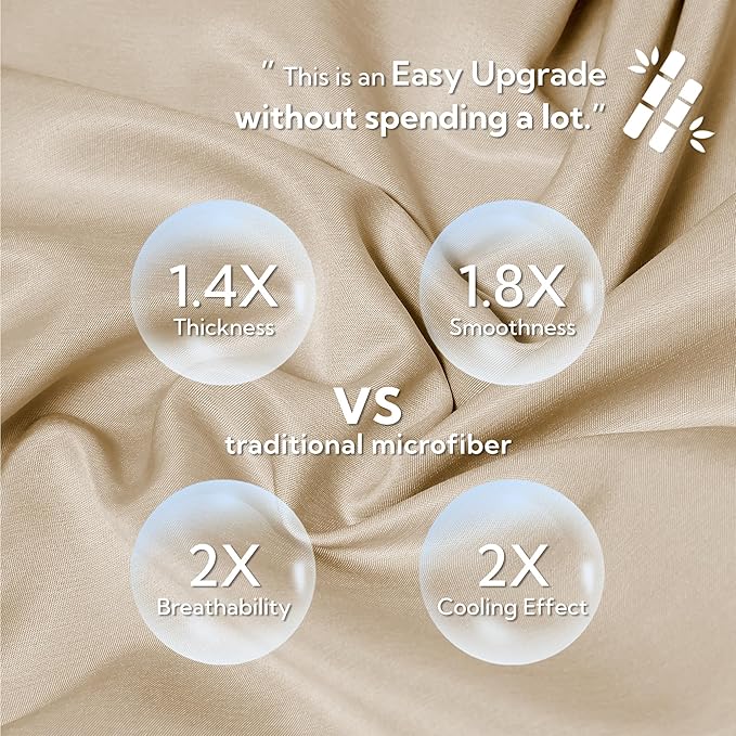 MR&HM Standard Pillow Cases Set of 2, Cooling Pillow Case - Image 3