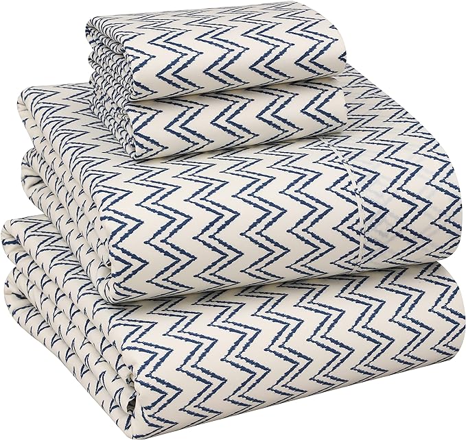 RUVANTI 100% Cotton Sheets – Full Size Percale Bedding, Cooling & Breathable by Ruvanti