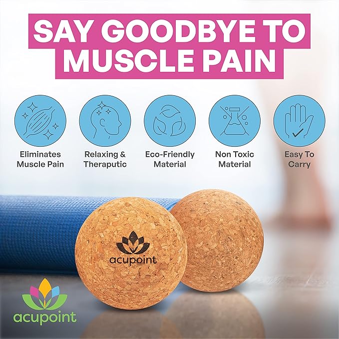 Acupoint Physical Massage Therapy Lacrosse Ball Set Ideal - Image 5