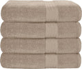 GLAMBURG Premium Cotton 4 Pack Bath Towel Set by GLAMBURG