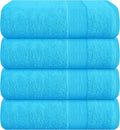 Belizzi Home 4 Pack Bath Towel Set 27x54, 100% Ring Spun Cotton, Ultra Soft by Unknown