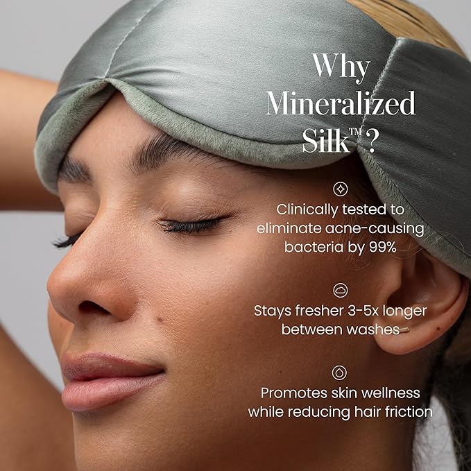 Nodpod Mineralized Silk Gentle Pressure Sleep Mask - Image 3
