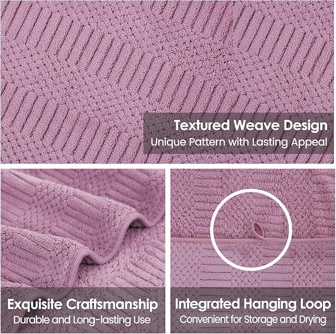 JML Microfiber Bath Towels, Large Bathroom Towel 2 Pack, Super Absorbent and - Image 2