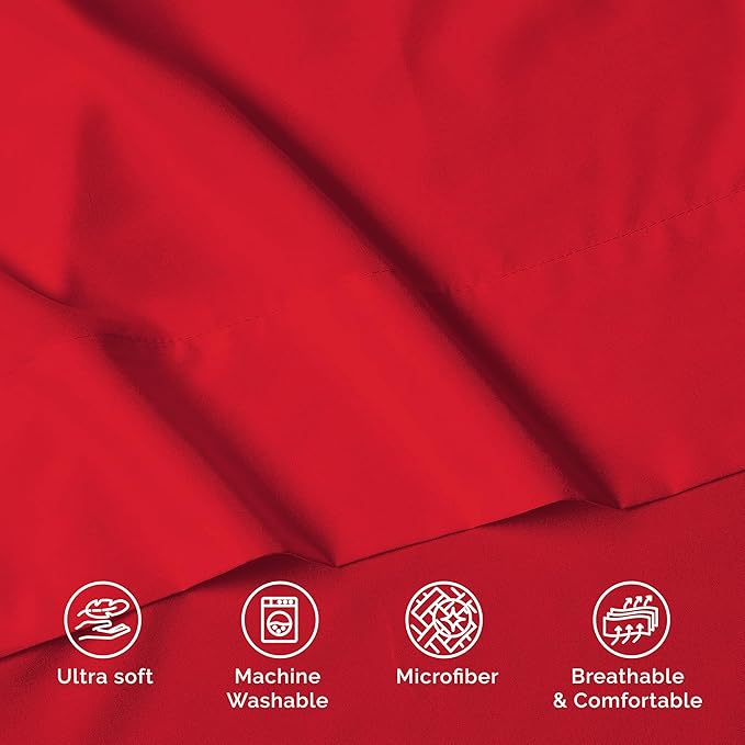 Luxury Flat Sheet on Amazon Elegant Comfort Wrinkle-Free 1500 Premier Hotel - Image 8