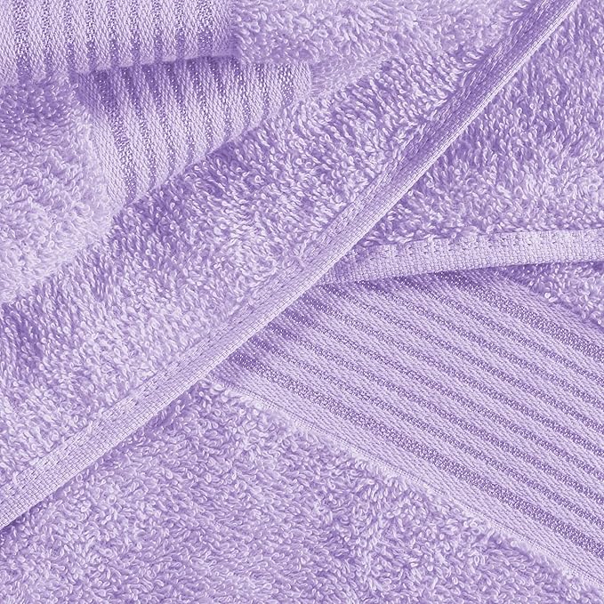 BELZZI Home Ultra Soft 4 Pack Oversized Bath Towel Set 27x54, Cotton Compact - Image 2