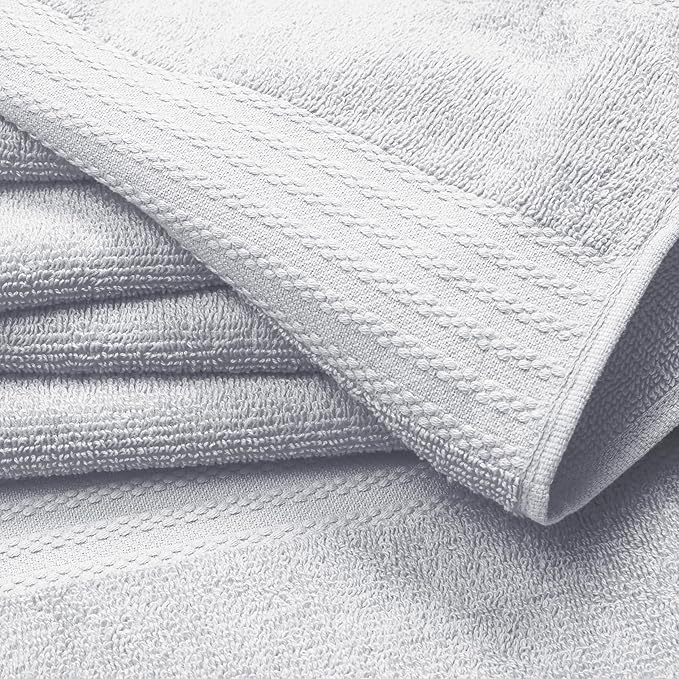 GLAMBURG Premium Cotton 4 Pack Bath Towel Set - Image 2