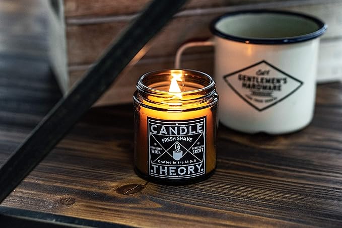 Scented Candle Gift Set with Crackling Wood Wicks 3, 4oz Candles, Misty Falls - Image 6