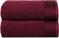 BELIZZI HOME Ultra Soft 2 Pack Oversized Bath Towel Set 28x55 inches, 100% by Unknown