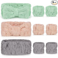 DiyJibb 9 Pcs Spa Headband for Washing Face, Skincare Headband and Wristband Set by DiyJibb