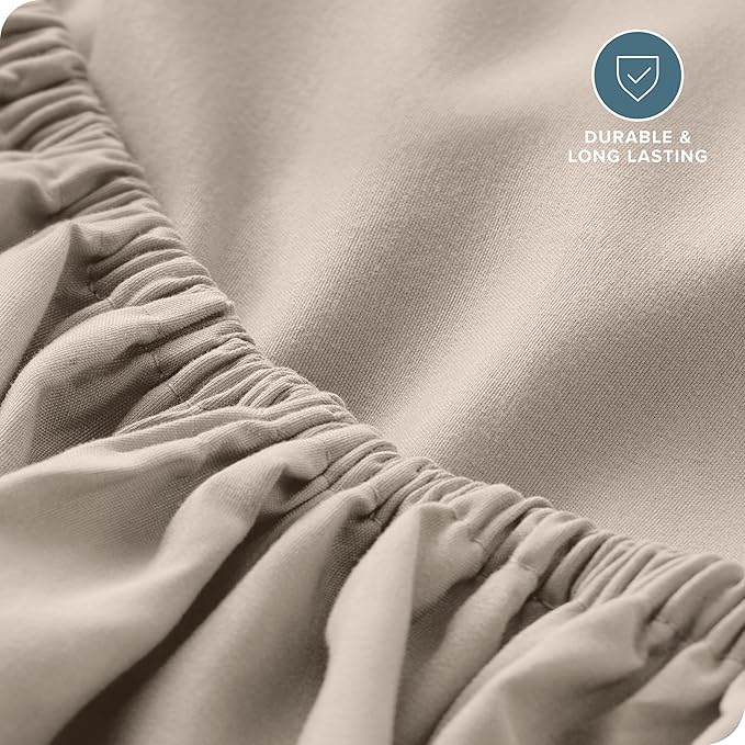 Bare Home Fitted Bottom Sheet King Size - Image 5