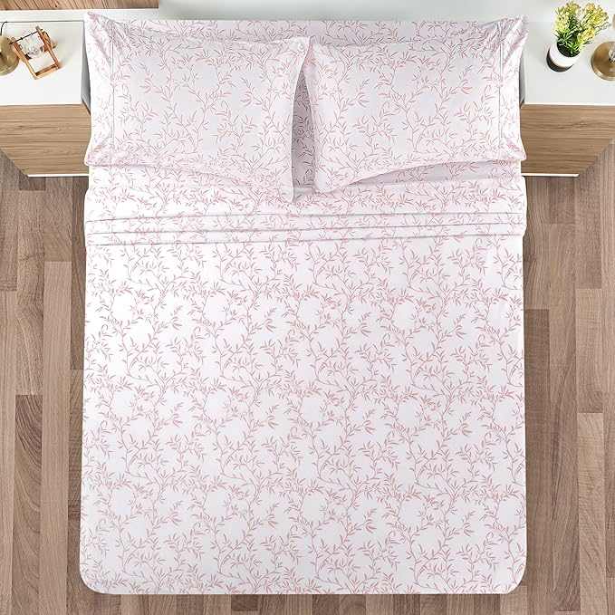 Utopia Bedding Queen Sheet Set, Soft Microfiber 4 Piece Bed Sheets - Image 2