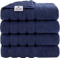 American Soft Linen Luxury 4 Piece Bath Towel Set, 600 GSM 100% Cotton Turkish by AmericanSoftLinen