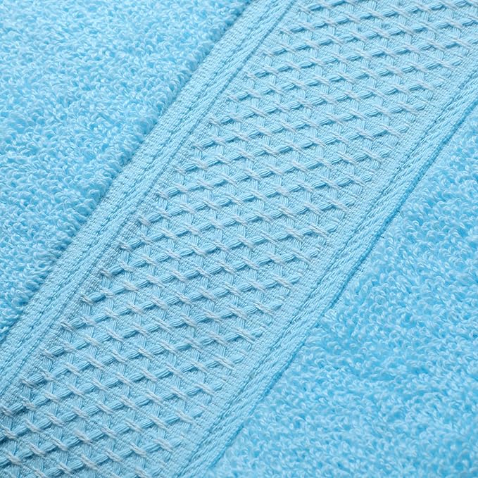 Cotton Bath Towels Set, 2-Piece Set Super Absorbent Quick Drying, Suitable - Image 7