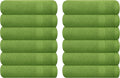 GLAMBURG Ultra Soft 12-Piece Washcloths Set 13x13-100% Ringspun Cotton by GLAMBURG
