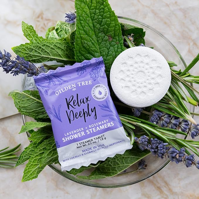 Gilden Tree Shower Steamers Aromatherapy Lavender & Rosemary Essential Oils - Image 8
