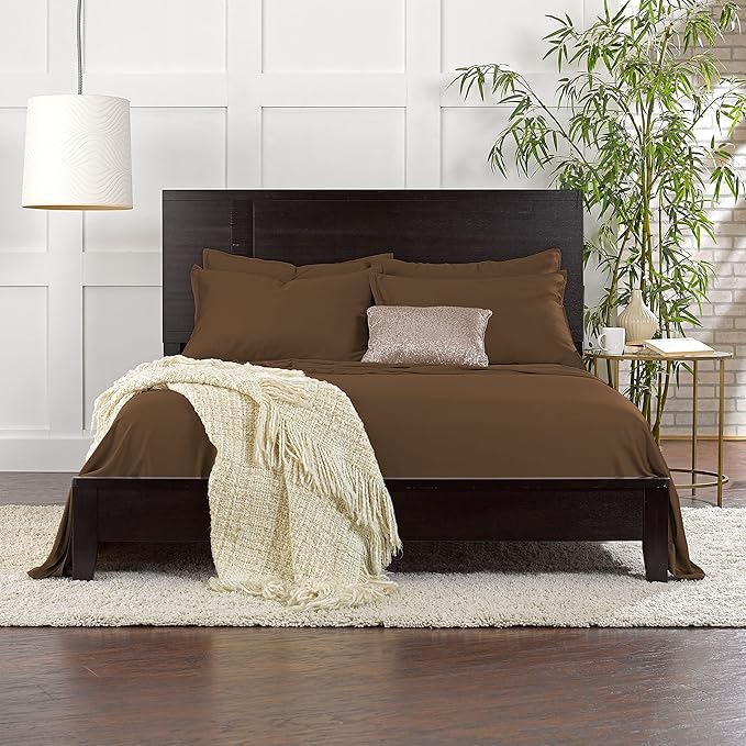 Pure Bamboo Full Sheets, Genuine 100% Organic Viscose Derived from Bamboo Bed - Image 7