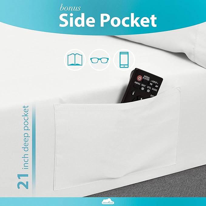DREAMCARE King Fitted Sheet - Image 3