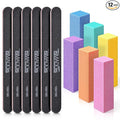 TsMADDTs Nail Files and Buffers, Professional Manicure Tools Kit Rectangular by TsMADDTs