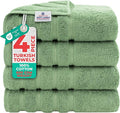 American Soft Linen Luxury 4 Piece Bath Towel Set, 600 GSM 100% Cotton Turkish by AmericanSoftLinen