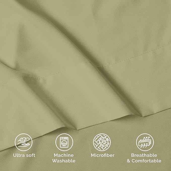 Luxury Flat Sheet on Amazon Elegant Comfort Wrinkle-Free 1500 Premier Hotel - Image 7