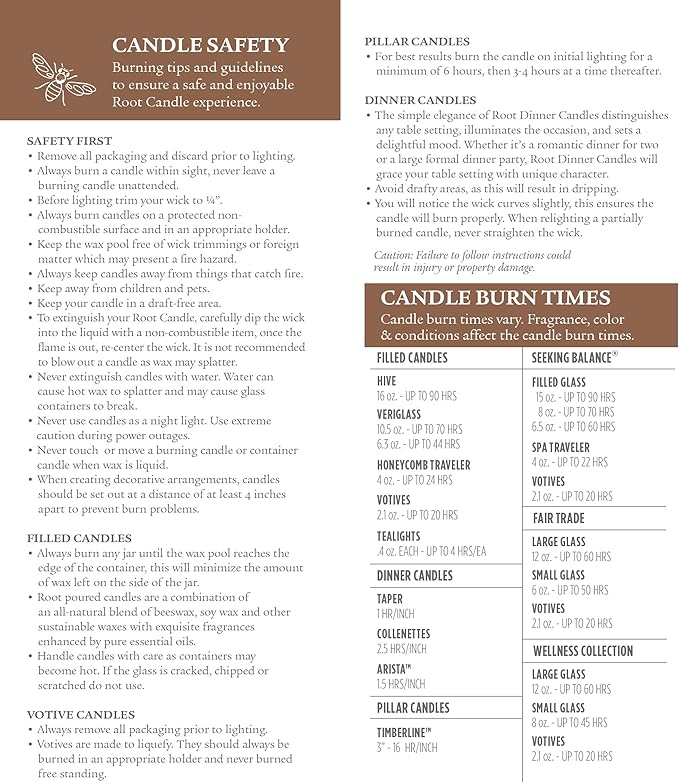 Root Candles Scented Candles Honeycomb Beeswax Blend Premium Handcrafted Candle - Image 9