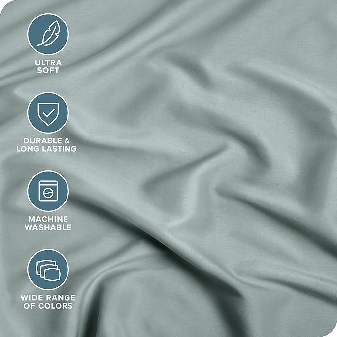 Bare Home Fitted Bottom Sheet King Size - Image 2