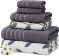 Modern Threads Natural Vine 6-Piece 100% Cotton Towel Set – Yarn Dyed Jacquard by ModernThreads
