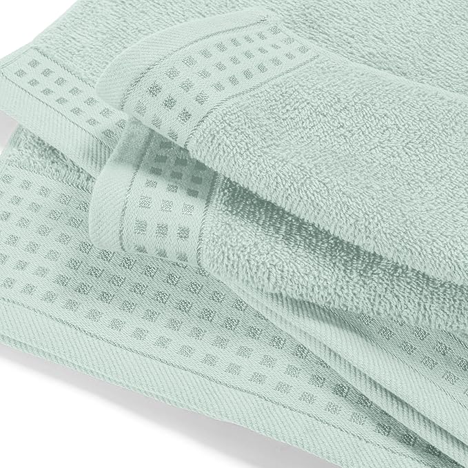 GLAMBURG Ultra Soft 4 Pack Oversized Bath Towel Set 27x54 inches, 100% Cotton - Image 2
