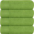 GLAMBURG Ultra Soft 4 Pack Oversized Bath Towel Set 27x54 inches, 100% Cotton by GLAMBURG