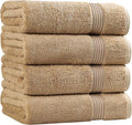 Superior Egyptian Cotton 4-Piece Bath Towel Set by SUPERIOR