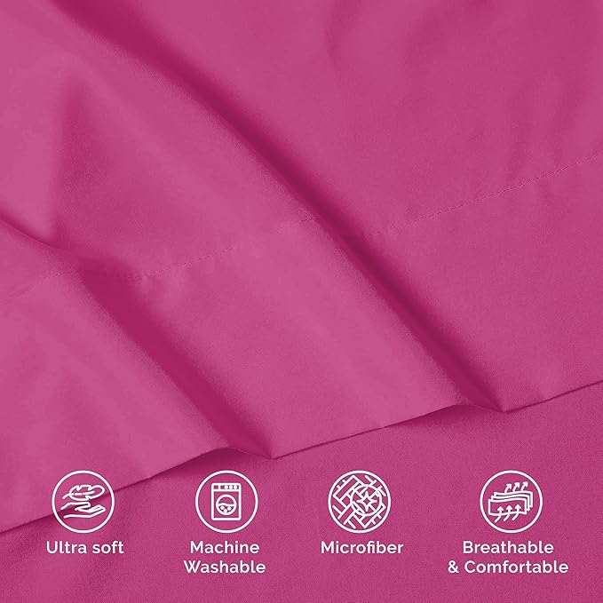 Elegant Comfort Wrinkle-Free 1500 Premier Hotel Quality 1-Piece Flat Sheet - Image 7
