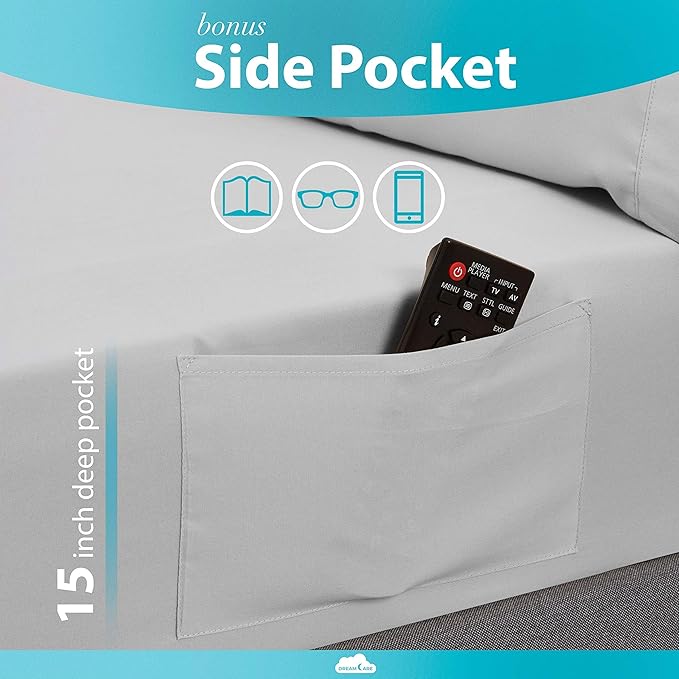 DREAMCARE King Fitted Sheet Only - Image 3