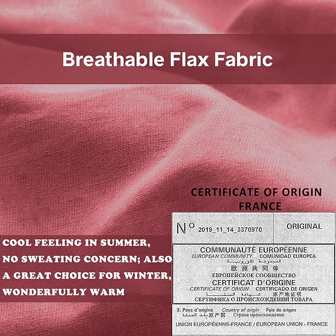 Simple&Opulence 100% French Linen Euro Shams - Image 3