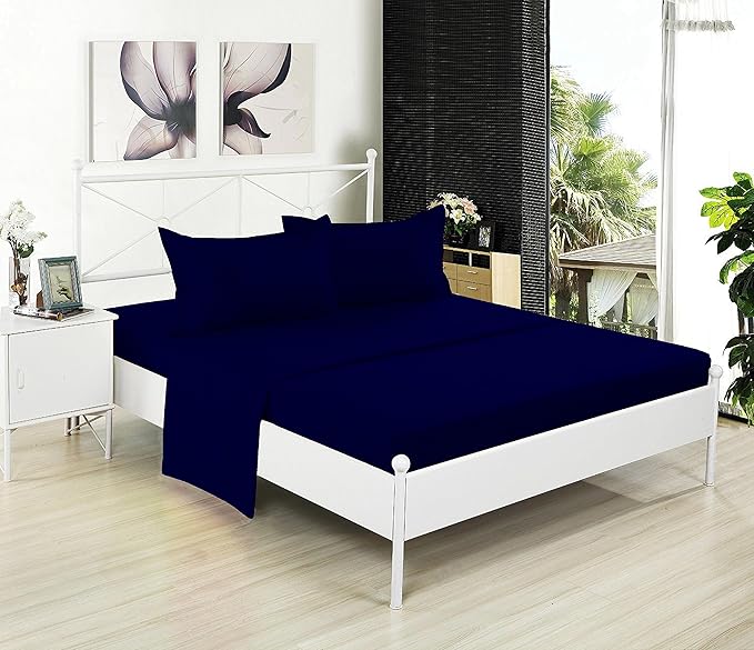Knit Jersey 100% Cotton 2 Twin XL Fitted Bed Sheets Soft and Comfy - Image 7