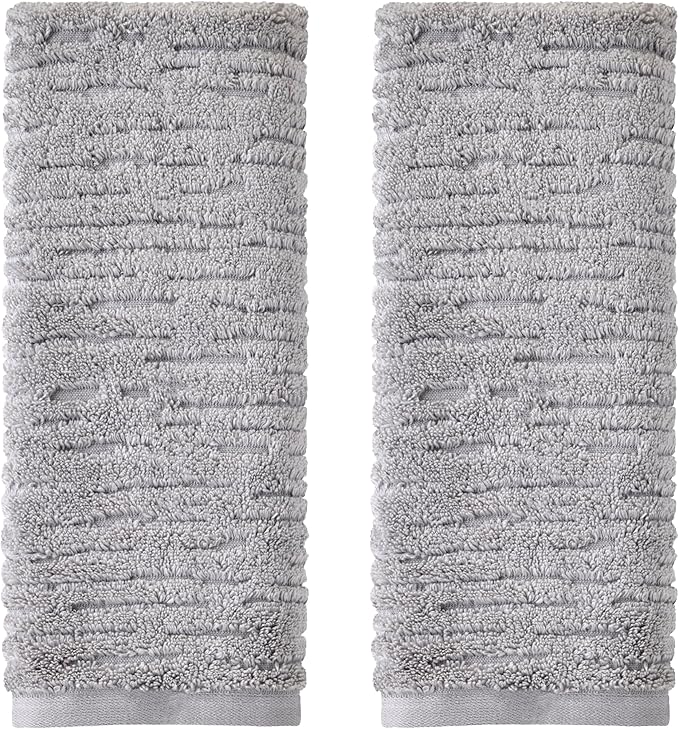 SKL Home CloudSoft Cotton Luxury Hand Towel 2pc Set by SKLHomebySaturdayKnightLtd