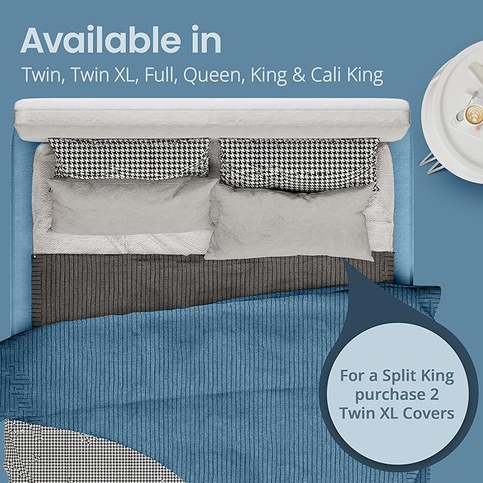 SafeRest Waterproof Queen Size Mattress Protector - Image 9
