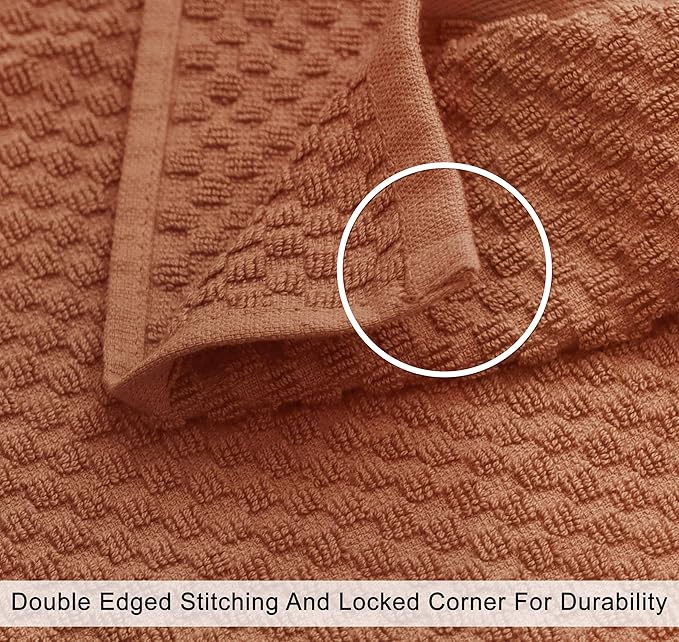 COTTON CRAFT Hooded Bath Towel – 2 Pack Oversized 35x70 Waffle Weave Towel - Image 5