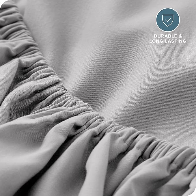 Bare Home Fitted Bottom Sheet Split Head Flex King Size - Image 6