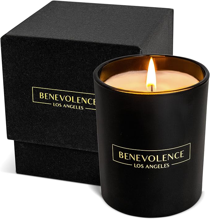 Benevolence LA Lavender & Lilac Scented Candle | Soy Christmas Candles by BenevolenceLA